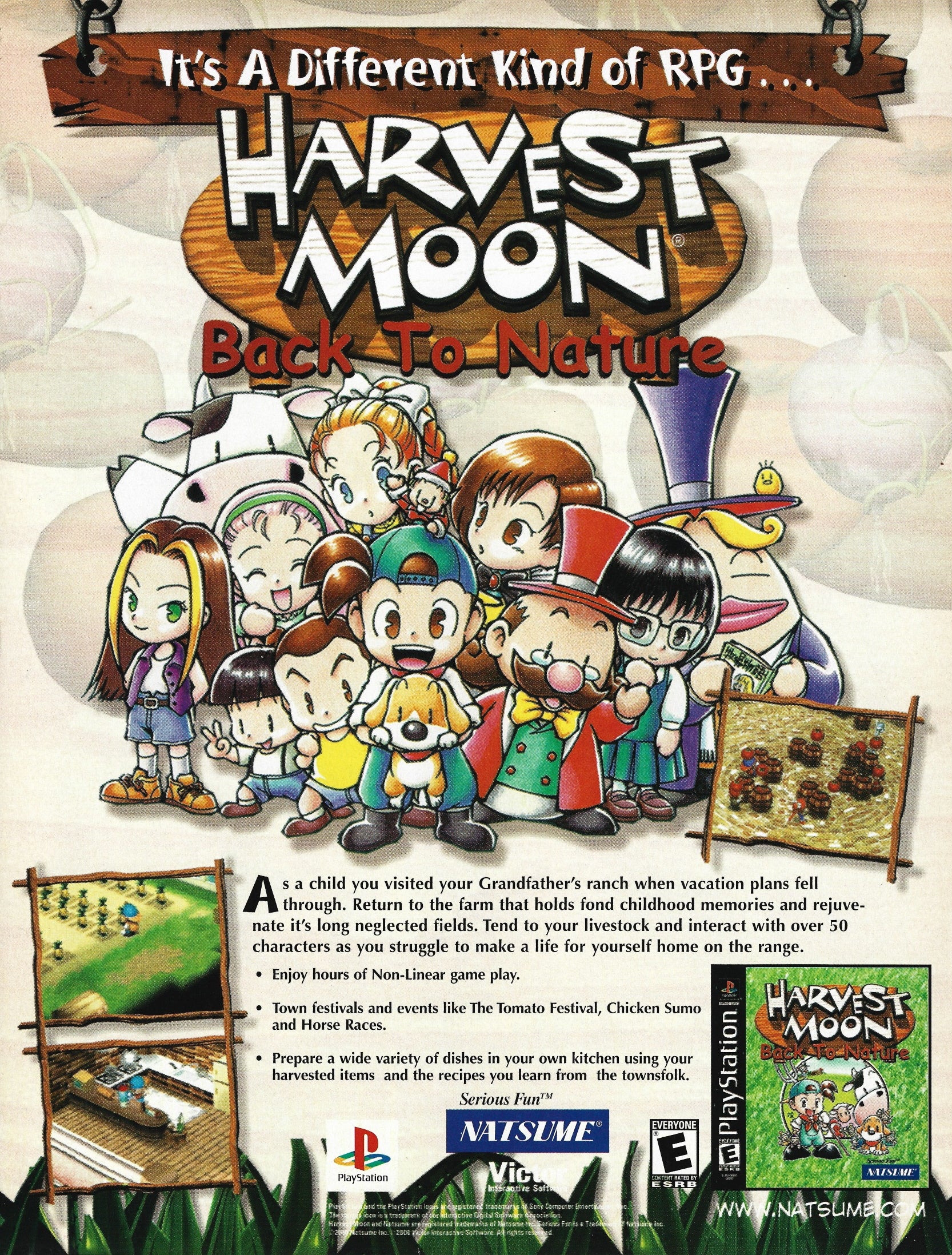 Harvest Moon: Back to Nature Promo
