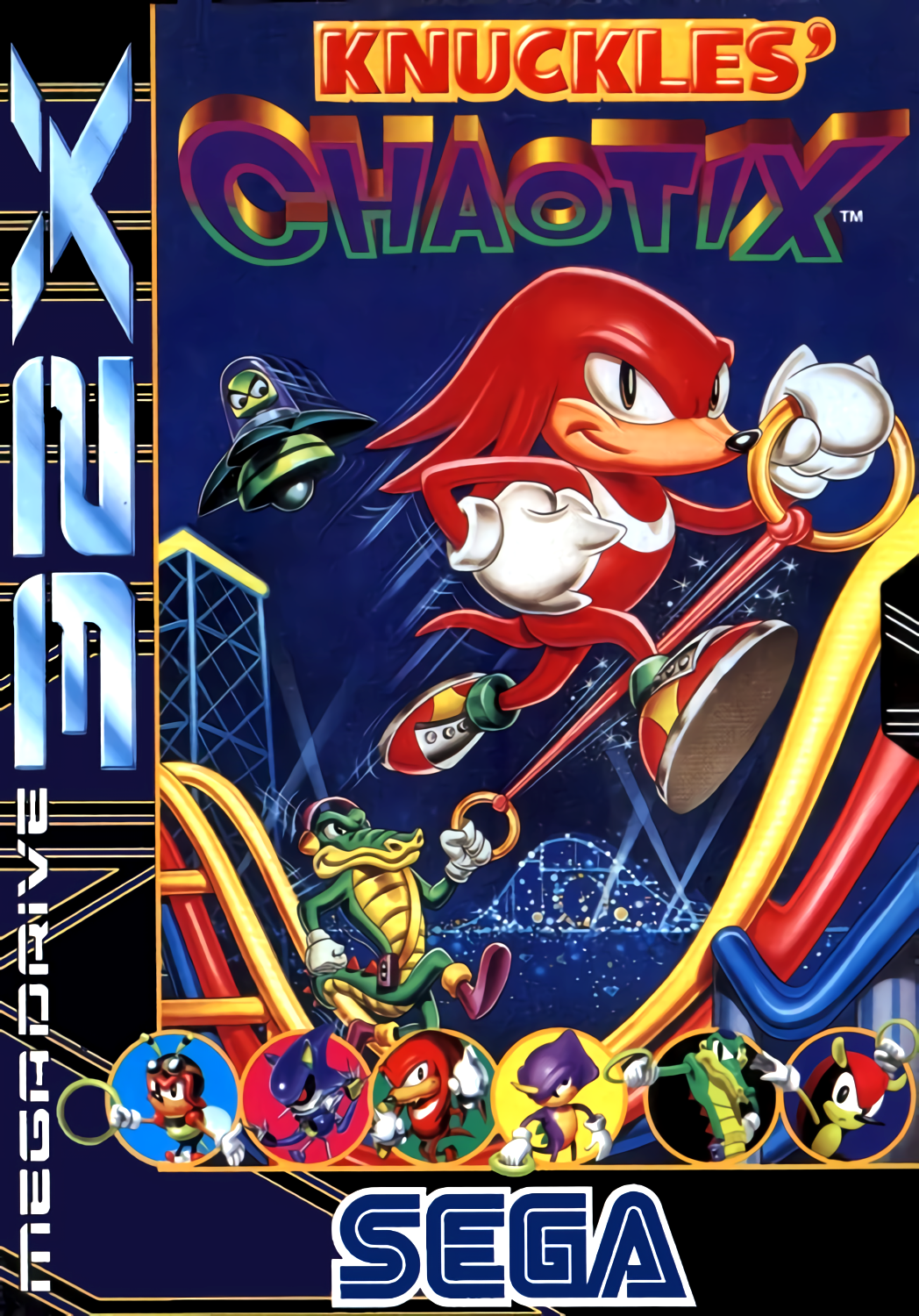Knuckles’ Chaotix Cover